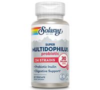 Solaray - Complément Super Multidophilus 24 - Enzymes et aides digestives - 60 gélules (Réfrig.)