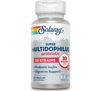Solaray - Complément Super Multidophilus 24 - Enzymes et aides digestives - 60 gélules (Réfrig.)