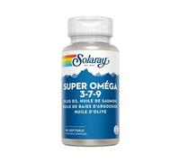 Solaray Super Oméga 3-7-9 + Vitamine D 60 gélules