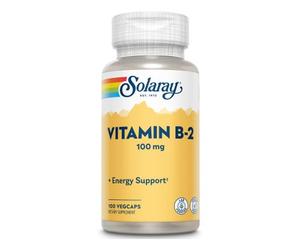 Solaray Vitamine B2 100mg 100caps