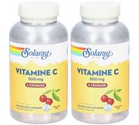 SOLARAY Vitamine C 500 mg A Croquer Comprimé(S) À 2x100 pc(s)