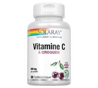Solaray Vitamine C 500mg Cerise Noire 500mg 30 Pastilles