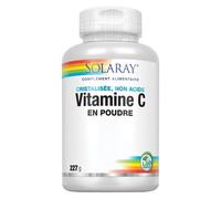 Solaray - Vitamine c en poudre - 227 g poudre - Vitamine c cristallisée et non acide