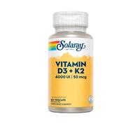 Solaray Vitamine D3 + K2 60 Capsules