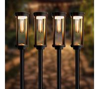 SolarCentre® Lavenham Lot de 4 lampes solaires d'extérieur pour jardin