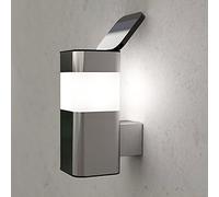SolarCentre, lumière solaire Kodiak , Acier inoxydable brossé, Silver, Mini Solar Wall Light, None