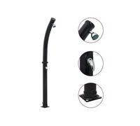 Douche Solaire 214 cm 20 L Camping Jardin Piscine Extérieur Portable vidaXL
