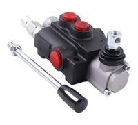 Solarhome 1 bobine de vanne de commande hydraulique à centre ouvert à double effet 13 GPM 3600 PSI Ports SAE Compatible avec tracteurs, chargeurs, fendeurs de bûches