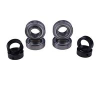 Solarhome Lot de 4 roulements à billes pour fourche à roulettes compatibles avec Hustler Super Z 784223 - Graisse haute température