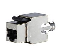 Solarix CAT5E STP RJ45 slotted keystone SXKJ-5E-STP-BK