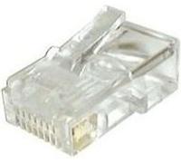 Solarix Connecteurs RJ45 CAT5E UTP 8p8c non blindés, non pliés sur le câble KRJ45/5SLD, 100 pièces par paquet, prix par pièce