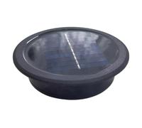 Solarlicht-Deckel - 4,3 Zoll Wasserdichte Abdeckung | PUC Ersatz-Top Lampe - Kompakte LED Gartenbeleuchtung - Das robuste IP44 Gehäuse mit Akku ist ideal für gemütliche Campingplatz Dekoration