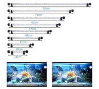 SolarNovo LED Éclairage Aquarium Lampe Tube Étanche Lighting Plongée A Economie D'energie Fish Tank Décoration (1.8 * 62cm, Bleu & Blanc)