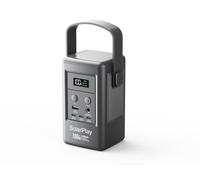 SolarPlay Batterie externe portable Q100, 2500 mAh, alimentation portable 92,5 Wh, 3 ports USB-C et 1 port USB-A, entrée solaire 50 W, batterie externe pour ordinateur portable, camping