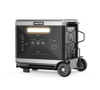 SolarPlay Generateur Electrique Solaire, Apportez Une Remorque, 2400w (crête 4800 w) 1.5h Charge Complète Pour Camping, Rv& Alimentation électrique De Secours à Domicile(Panneaux Solaires En Option)
