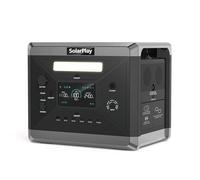 SolarPlay Q2501 Generateur Electrique Portable, 2160 Wh Batterie LiFePO4 Station Electrique, 2400 W (4800W Pic) 230 V Groupe Electrogene Solaire pour Camping, Voyage Maison/Bureau