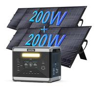 SolarPlay Station électrique Portable Générateur Solaire (2400W+2 * 200W)