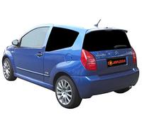 Solarplexius Vitres teintées sans Film Pare-Soleil sur-Mesure pour Citroen C2 VTR / VTS avec becquet an. 03-10 Kit Complet