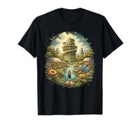 Solarpunk Énergie éolienne Eco Future Nature Tech Design T-Shirt