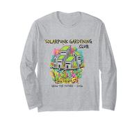 Solarpunk Gardening Club Grow The Retro Esthétique Manche Longue