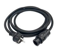 Solarsys® - 3m Cordon d'alimentation AC avec Connecteur Batteri BC01 Femelle et Prise Schuko Mâle, pour Micro-onduleur Hoymiles Deye Envertech NEP Bosswerk et TSUN, 3 Mètres