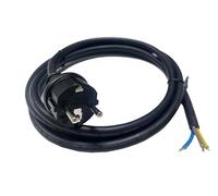 Solarsys® - 5m Cordon d'alimentation en Caoutchouc H07RN-F 3x1,5mm, Photovoltaïque AC Câble avec Prise Schuko (CEE 7/7) pour Micro-onduleur APsystems Hoymiles Deye Envertech(5M)