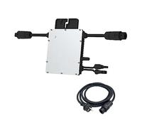 Solarsys® - HM-300 Watts Micro Onduleur Monophasés, La Livraison avec 2m Cordon d'alimentation AC avec Connecteur Betteri BC01 Femelle et Prise Schuko Mâle,(HM-300+2M)
