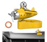 Solartec Diffuseur de parfum pour voiture d'avion - Désodorisant à énergie solaire, tableau de bord élégant - Système de parfum de voyage naturel pour les hommes qui naviguent sur la route