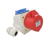 Solartronics CEE-Schuko Combo Murale IP44 5 Pôles 16A/32A