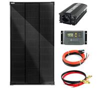 Solartronics Compléter 1x120 Watt Module Solaire 1080x580, NM 600 Watt Convertisseur 10A Régulateur de Charge Photovoltaïque Installation Autonome