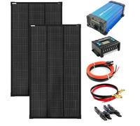 Solartronics Compléter 2x120 Watt Module Solaire 1080x580, Fsd 1000W 12V Convertisseur de Tension 20A Régulateur de Charge