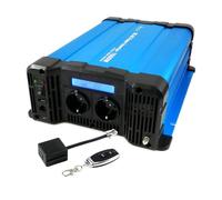 Solartronics Convertisseur de Tension FS1500D 12V 1500 Watt avec Affichage - Onduleur 12v sur 230v - Pure Sinus - LiFePO4 / Lithium, Gel Plomb Ou AGM Batterie Compatible - USB - avec Télécommande