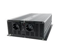 Solartronics Convertisseur de Tension NM3000 12V 3000 Watt Noir - 6000 Watt Performances - Onduleur 12v sur 230v - Plomb Ou AGM Batterie Compatible - avec L & Connecteur USB