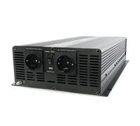 SOLARTRONICS Convertisseur de Tension NM5000-12 V - 5000 W - Noir - Puissance de crête : 10 000 W - Onduleur 12 sur 230 V - Compatible avec Batterie au Plomb ou AGM - avec Port Schuko et USB