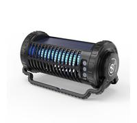 Solarush Tueur de moustiques à énergie solaire et anti-insectes, tension 4200 V, étanche IP4, matériau ABS ignifuge, grande zone de couverture (1/2 acre), perles de lampe LED durables, (noir)