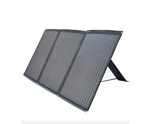SolarV Sac solaire pliable monocristallin avec régulateur de charge MPPT et support (150 W)
