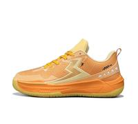 Solastride Chaussures de Basket-Ball Basses Unisexes, Respirantes, antidérapantes, amortissantes, rebondissantes, for Couple, Chaussures d'entraînement Sportives(Orange,40 EU)