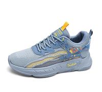 Solastride Chaussures de Basket-Ball décontractées en Maille Respirante for Hommes, antidérapantes, résistantes à l'usure et Absorbant Les Chocs, Chaussures de Fitness d'extérieur(Blue,40 EU)