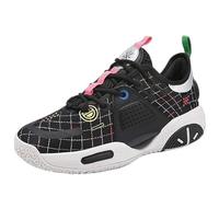 Solastride Chaussures de basket-ball for hommes antidérapantes, résistantes à l'usure, amortissantes, offrant un bon maintien et une bonne adhérence. Chaussures de sport, de course et d'entraînement(B