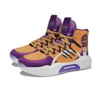Solastride Chaussures de Basketball Montantes for Hommes : Respirantes, résistantes à l'usure, amortissantes et offrant Une Bonne adhérence. Chaussures de Sport Tendance.(Yellow,37 EU)