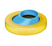 Solaughguy 1 joint d'étanchéité de rechange en PVC pour bride de toilettes de 76 à 120 mm - Connexion étanche sans cire pour cuvette de toilette au tuyau de vidange, compatible