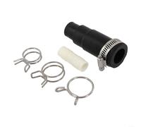 Solaughguy Adaptateur de connecteur de tuyau de vidange pour lave-vaisselle InSinkErator | Kit de raccord réducteur avec pinces pour Badger Compact pour Excel Select Series | Blanc