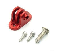 Solaughguy Adaptateur de montage avant en aluminium pour ordinateurs GPS Edge avec support de caméra compatible avec installation standard sur guidon (rouge)