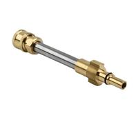 Solaughguy Adaptateur de nettoyeur haute pression à connexion rapide 1/4" pour lance à mousse à neige, 4000 PSI en laiton et coupleur en acier inoxydable compatible avec les buses Turbo et
