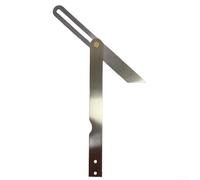 Solaughguy Appareil de marquage à queue d'aronde réglable 15 cm et 25 cm Règle de travail du bois avec jauge d'angle et équerre mobile pour mesurer en menuiserie et (25 cm)