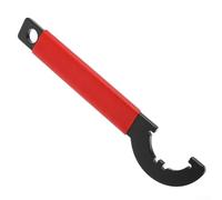 Solaughguy Armor Clé à écrou de survie pour écrous ronds de 100 à 110 mm avec poignée en caoutchouc antidérapant, construction en acier au carbone forgé, longueur de 186 mm pour couvercles de compteur