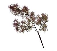 Solaughguy Arrangement de fleurs artificielles en plastique violet givré pour décoration d'intérieur, 73 cm de haut, bouquet floral artificiel violet vif/lavande/magenta avec (rose violet)