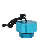 Solaughguy Bouchon anti-poussière pour régulateur DIN premier étage - Couvercle de protection de valve de réservoir en alliage d'aluminium avec cordon pour sports nautiques et équipement de natation