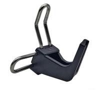 Solaughguy Boucle de fourche avant pliable en forme de E pour vélo, nylon renforcé et acier inoxydable, clip de fourche arrière, taille 38 mm, noir