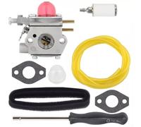 Solaughguy Carburateur pour débroussailleuse Troy- TB80EC TB32EC TB22EC TB225 pièce de rechange compatible avec modèles 753-06190 791-182875 avec filtre à air, pour amorce
